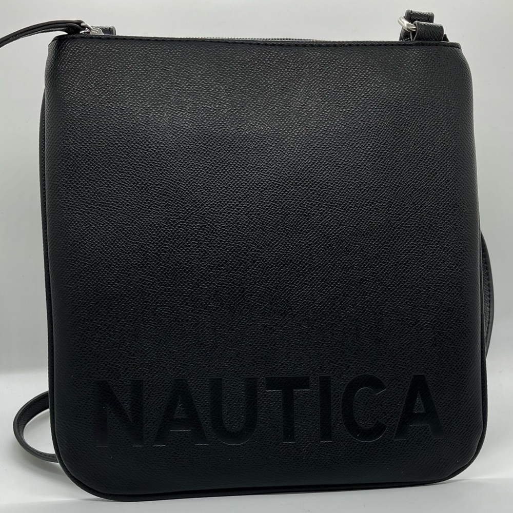 NAUTICA Aniston Black Saffiano Crossbody Bag Purse CN2086/P08 NWOT
